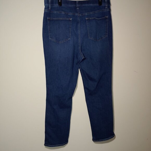 Talbots Sculpt Straight Leg Jeans - Shadow Wash Size 16 - Picture 2 of 5